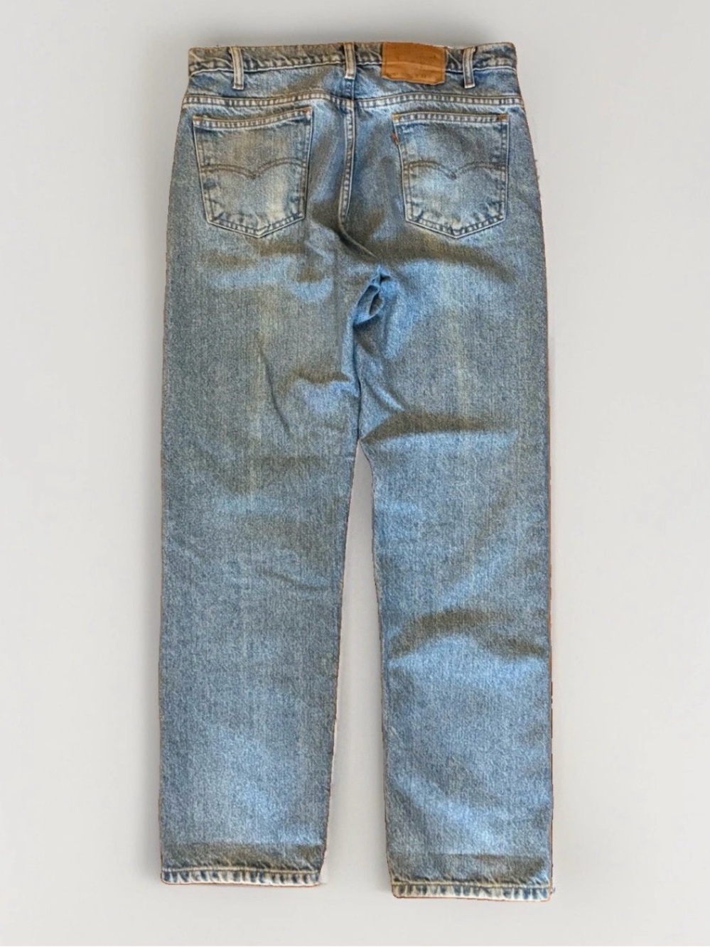 Vintage 90’s Levi’s 505 Straight Leg Orange Tab Blue Jeans - Picture 2 of 9